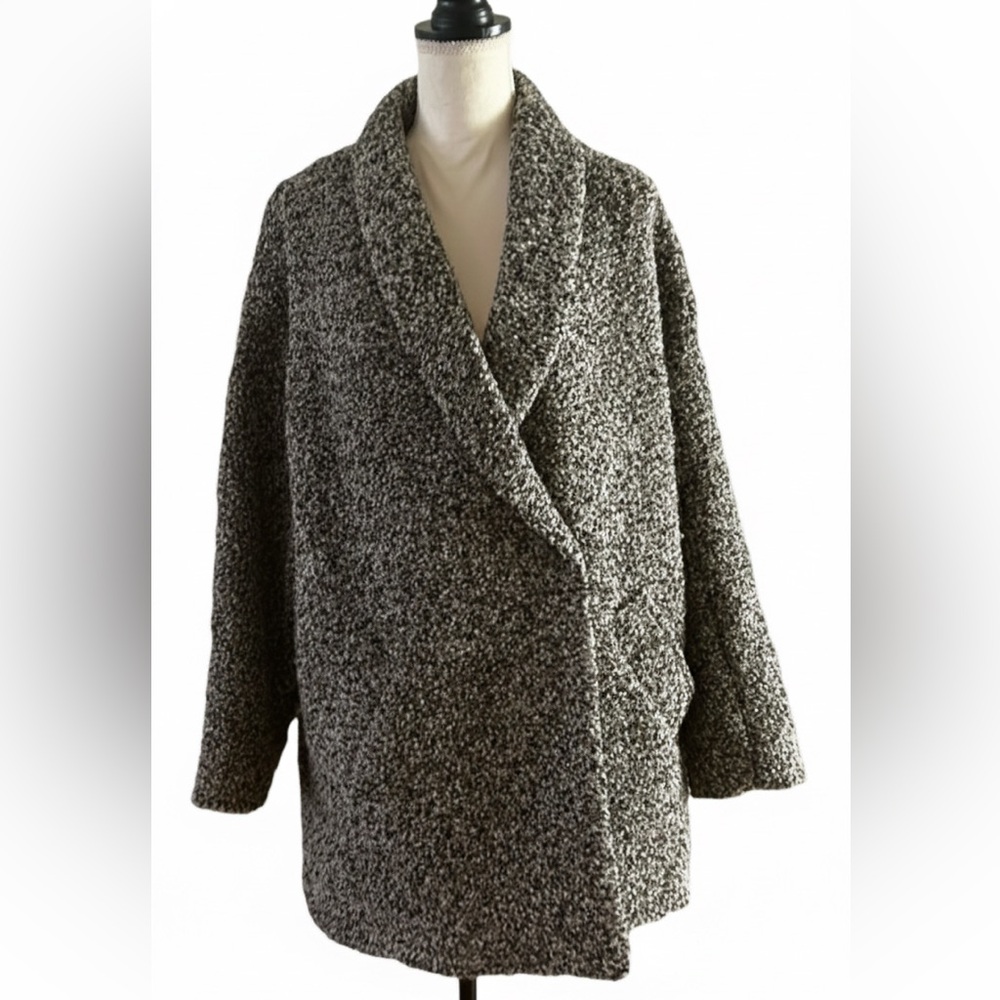 Abercrombie & Fitch Wool-blend Peacoat one button XL
